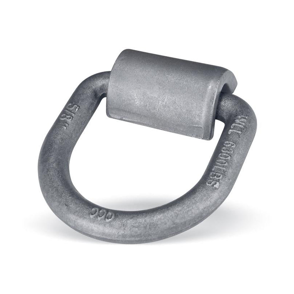 Weld-On D-Ring with Clip 5/8"