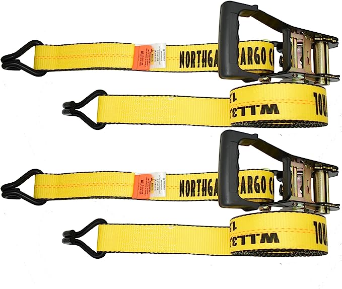 Wire Hook Ratchet Strap Assembly 2" x 20' 