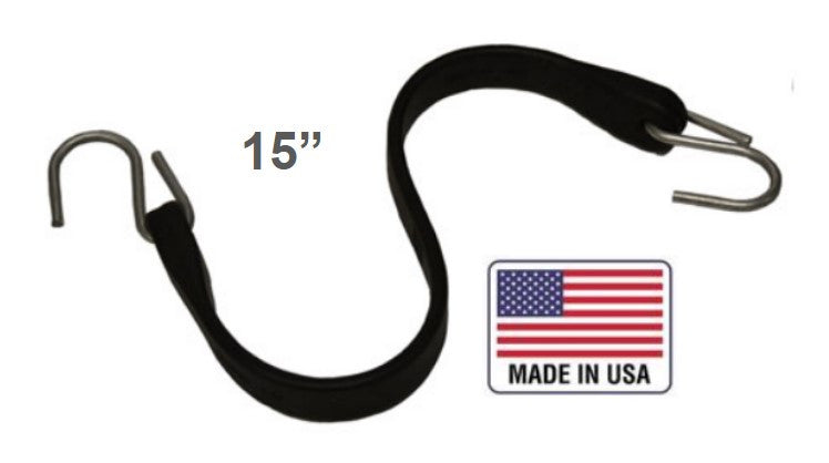 Tarp Strap 15" – Box of 50 (Made in the USA)