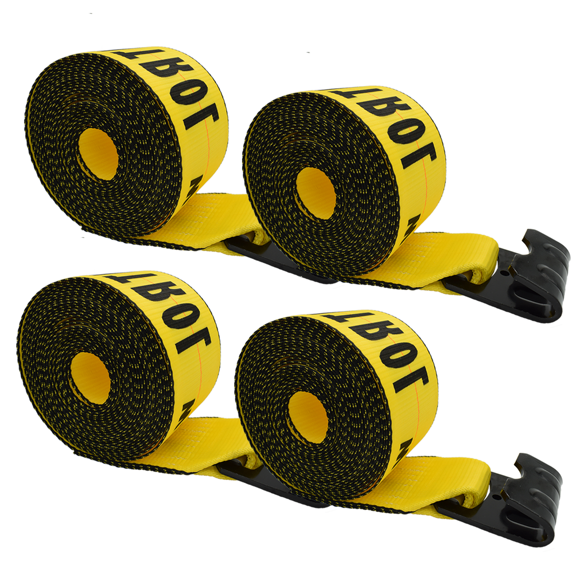 Winch Strap with Flat Hook 4" x 30' 