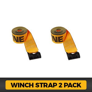 4" x 30' Kinedyne Winch Strap with Flat Hook