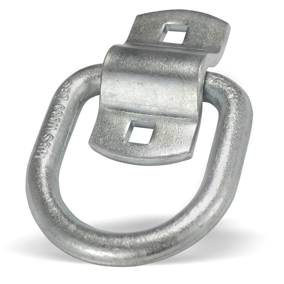 Bolt-On D Ring with Clip 1/2 in. 