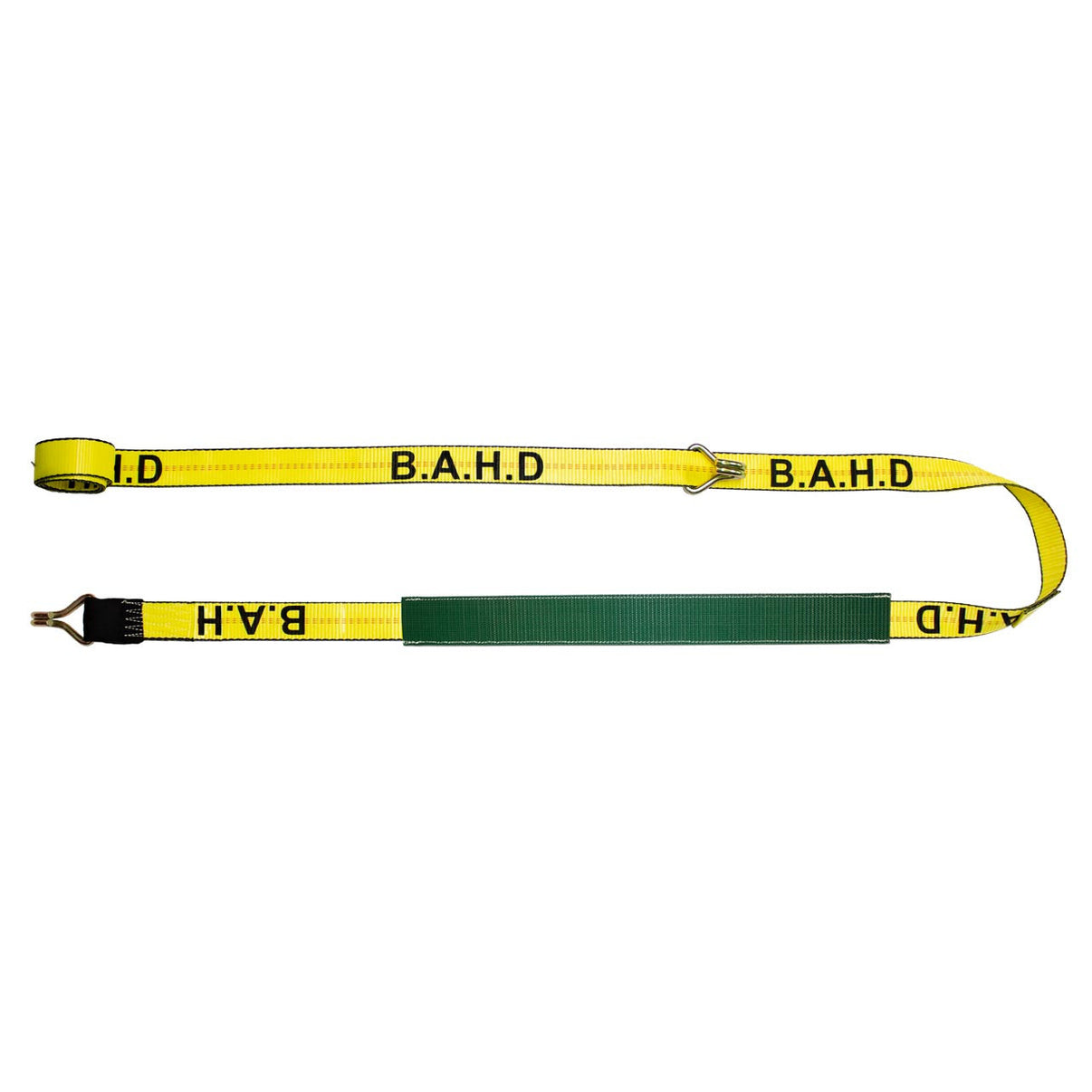 Heavy-Duty Double J Car Hauling Strap 2"  with Grip Strip