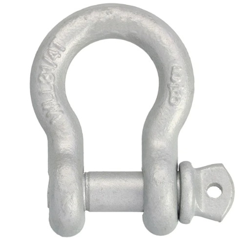 Galvanized Screw Pin Anchor Shackle 5/8" 3.25-Ton