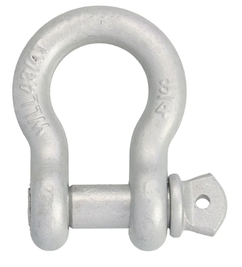 Galvanized Screw Pin Anchor Shackle 3/4" 4.75-Ton 