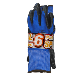 Viking Open Road Polyester Work Gloves with Nitrile Coating