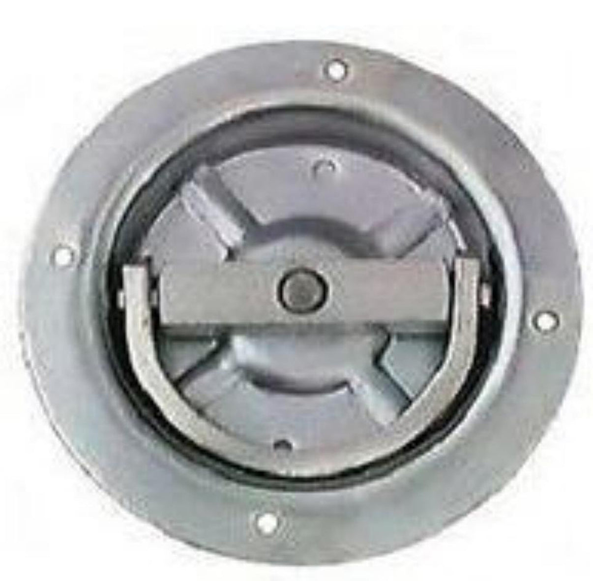 Round 360-Degree Swivel Recessed Floor Ring