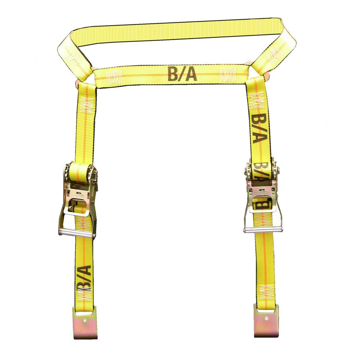 2" x 8' Flat Hook Side Rail Ratchet Tie-Down Assembly (B/A Products Co. - 38-65A)