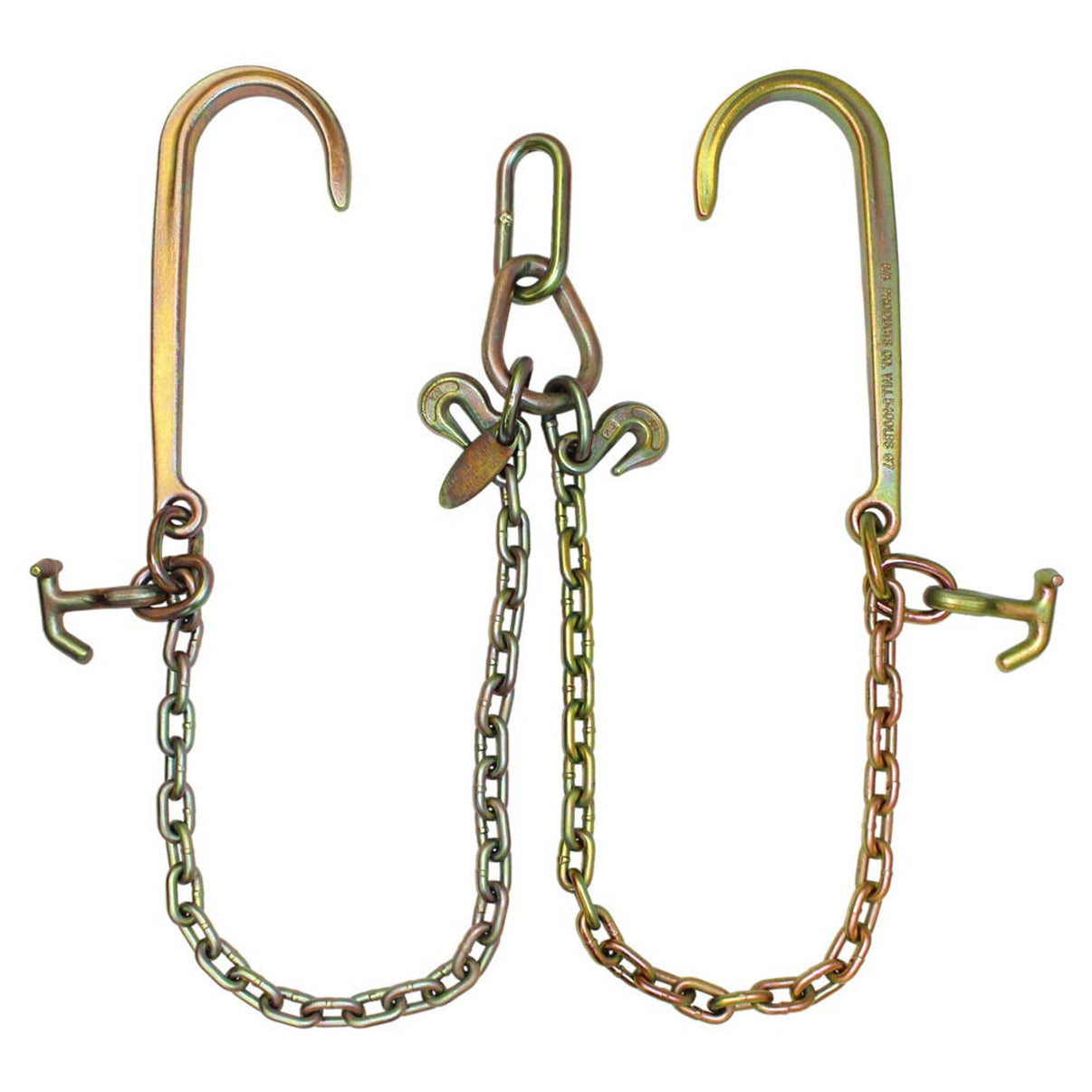 5/16" Low-Profile Grade 70 Hammerhead T-J Combo & 15" J Hook V-Chain (B/A Products Co. - LP11-8H)