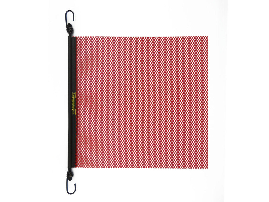 EZ Hook Red Warning Flag on truck