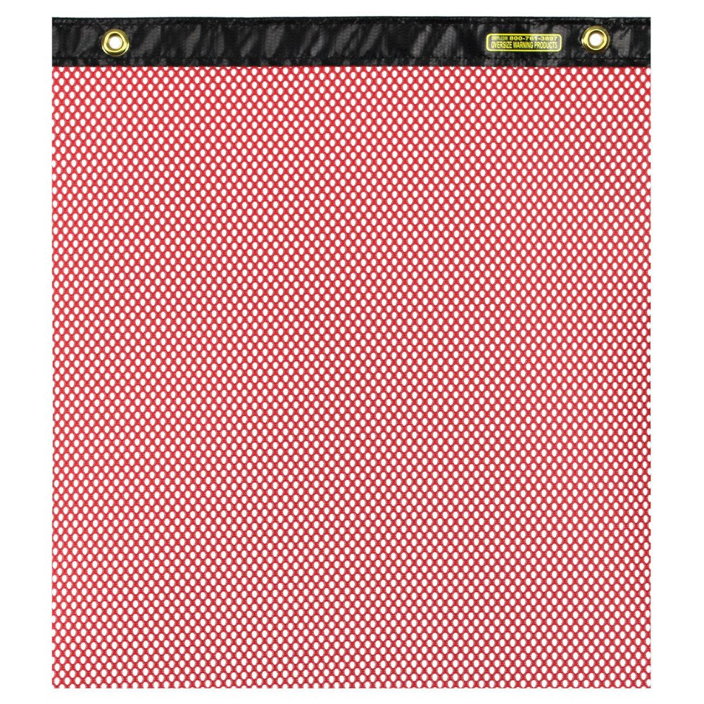 Heavy-Duty Red Grommet Warning Flag