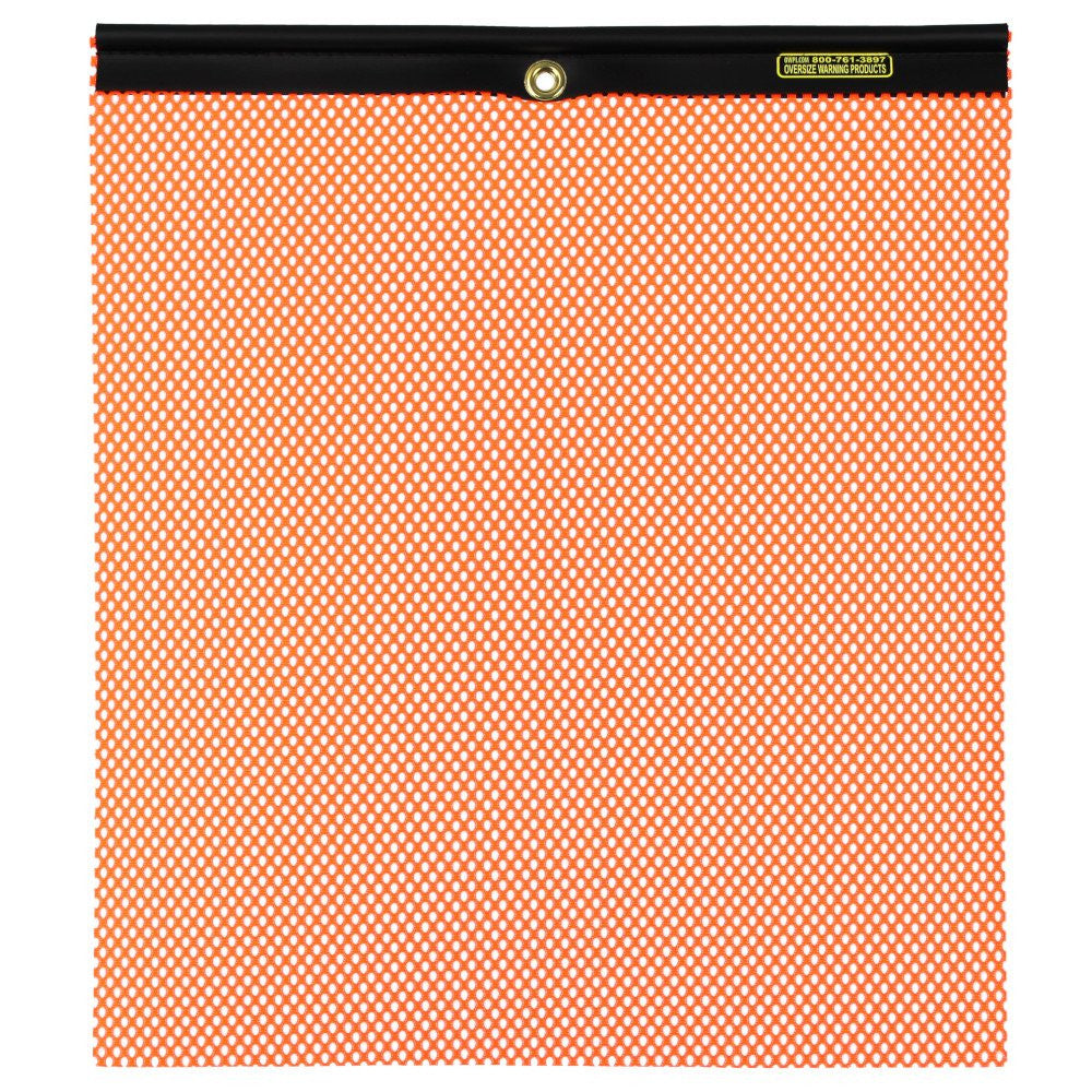 M-80 Orange Warning Flag – High-Visibility Magnetic Mount