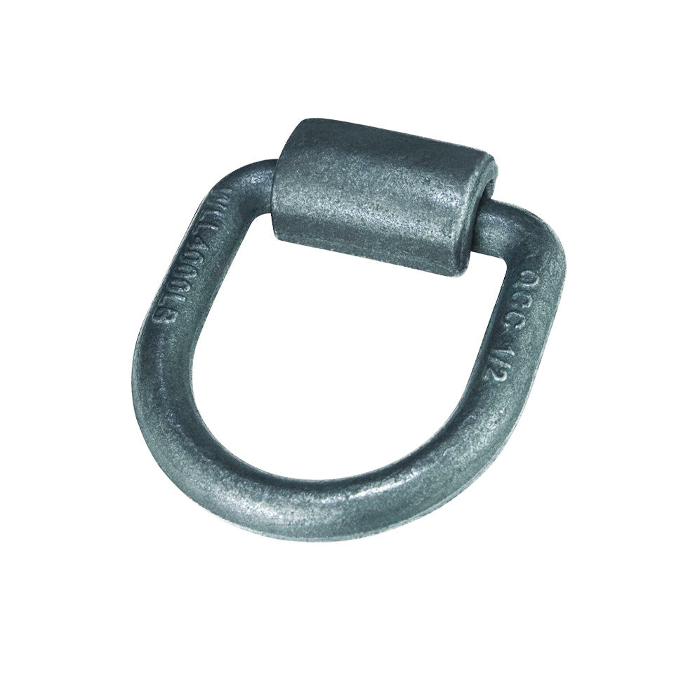 Weld-On D-Ring with Clip 1/2" 