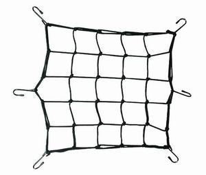 Motorcycle Cargo Net 15" x 15" with 6 hooks