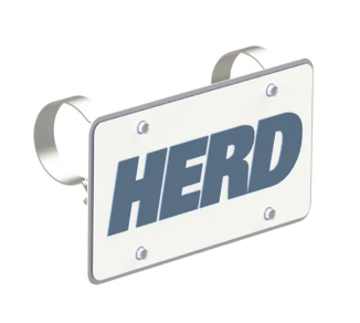 HERD License Plate Holder